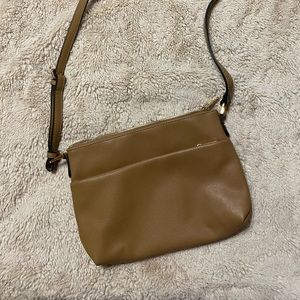 A New Day: Tan Crossbody Purse